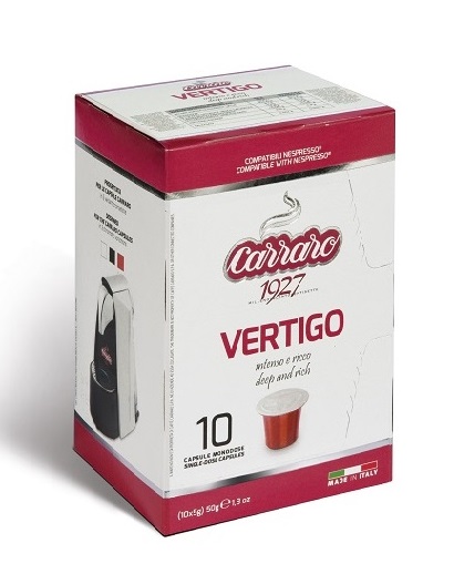 Капсули Carraro Vertigo съвместими с Неспресо